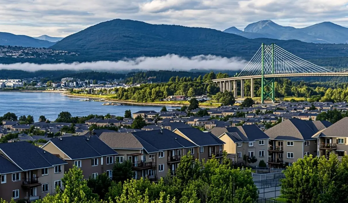 North Vancouver mountain and city neighbourhoods served by BC Home Service for AC repair