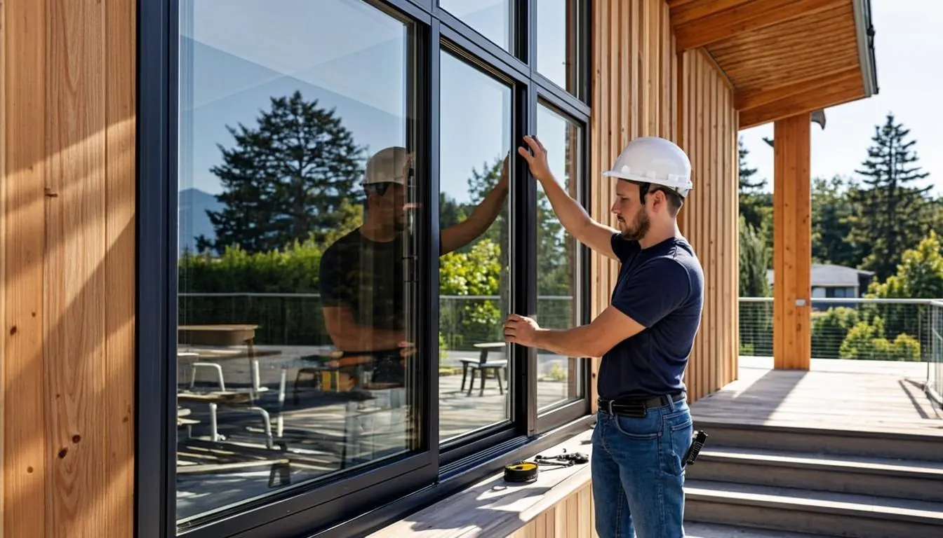 New Energy Star replacement windows and doors installed on a Delta home by BC Home Service