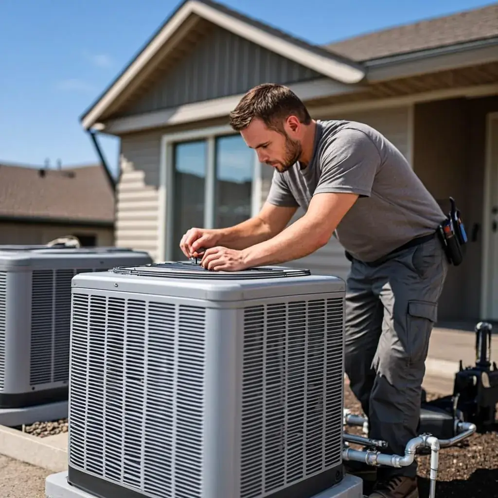 Trane heat pump and air conditioner repair service by BC Home Service technicians in BC